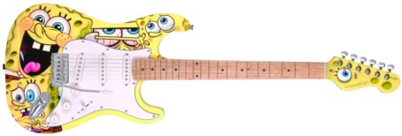 SpongeBob SBEOFT-YL Gitara Elektryczna 