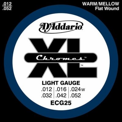 D'Addario ECG25 Struny Chromes 12-52