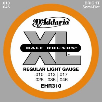 D'Addario EHR310 struny Half Rounds 10-46