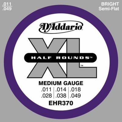 D'Addario EHR370 Struny Half Rounds 11-49