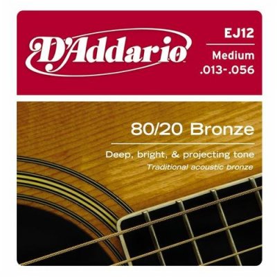 D'Addario EJ12 Struny Grubość 13-56