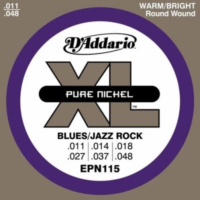 D'Addario EPN115 - Pure Nickel 11-48 struny