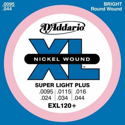 D'Addario EXL120+ - XL Nickel Wound 9.5-44 struny