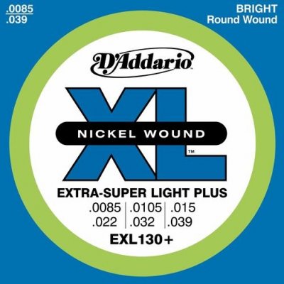 D'Addario EXL130+ - XL Nickel Wound 8.5-39 struny