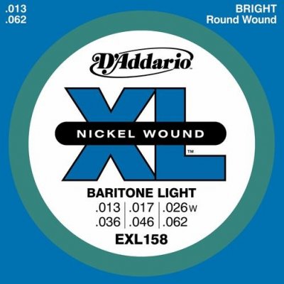 D'Addario EXL158 - XL Nickel Wound 13-62 struny