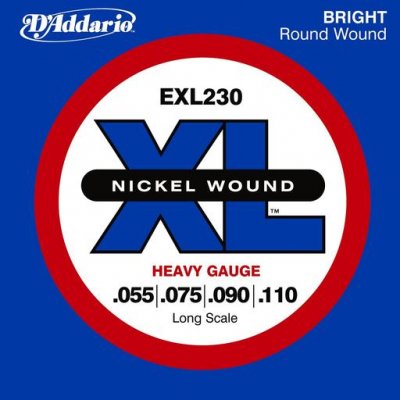 D'Addario EXL230 - XL Nickel 55-110 struny