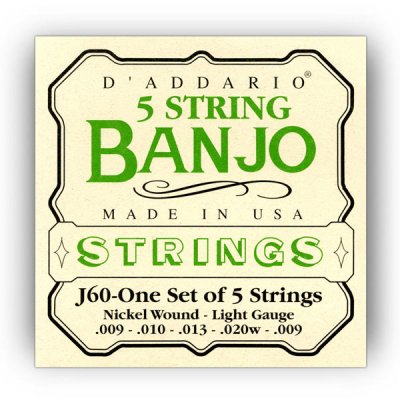 D'Addario J60 09-20 Struny Do Banjo 