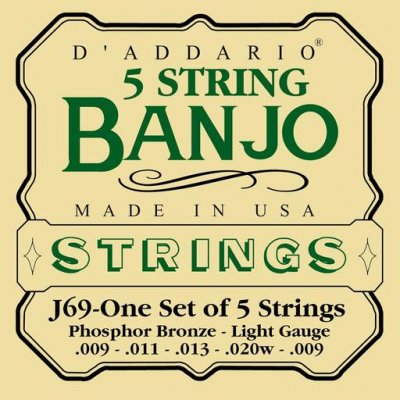 D'Addario J69 - 9-20 Struny do banjo