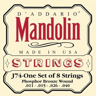 D'Addario J74 11-40 Struny do mandoliny