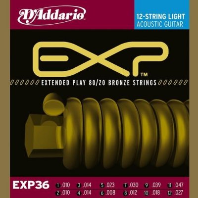 D'Addario EXP36 10-47 Struny do gitary akustycznej