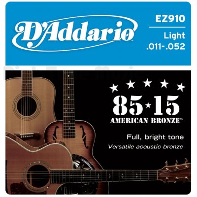 D'Addario EZ910 011-052 struny do gitary akustycznej