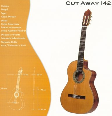 Azahar CUTAWAY FISHMAN 142